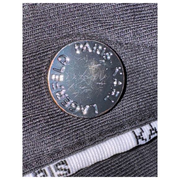 Karl Lagerfeld Paris Women's Embellished Jogger Pants, XL - Picture 8 of 8